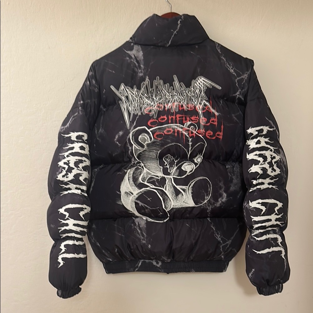 Confused Bear Puffer Jacket
